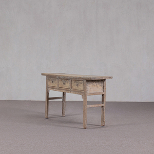 Mesa <span class=keywords><strong>Consola</strong></span> de Madera Maciza de Alta Calidad con Diseño Wabi-Sabi, Ecológica y Hecha a Mano para Sala de Estar, Dormitorio o Comedor - Product Image 4