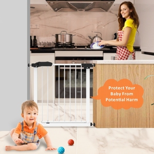 PRODIGY SG017 Barrière de sécurité pour enfants Barrière de sécurité pour tout-petits Installation facile Fermeture automatique Barrière de sécurité pour bébé et chien de compagnie - Product Image 3