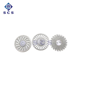 Outil de coupe rotatif dentaire double face en métal SCS, disques de polissage diamantés de classe I, garantie 1 an - Product Image 1