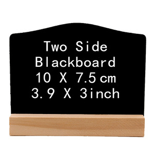 Tableau d'affichage <span class=keywords><strong>en</strong></span> <span class=keywords><strong>bois</strong></span> double face style nordique, petit tableau noir pour messages – Décoration pour maison, fête, hôtel, bar - Product Image 4