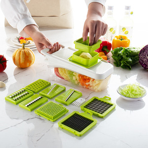Assortiment de préparation rapide de salades pour les vendeurs d'articles ménagers, kit de trancheuse manuelle à mandoline de 17 pièces - Product Image 2