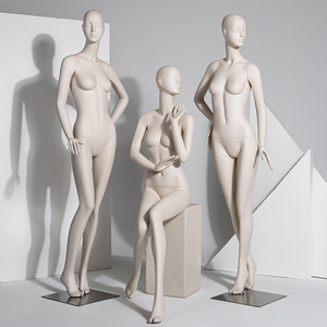 Livraison rapide en fibre de verre corps entier debout couleur de la peau sinueuse dame Mannequins de Mannequins féminins pour l'affichage des vêtements - Product Image 1