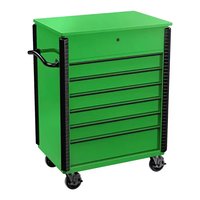 Armoire de rangement verte à 6 tiroirs pour garage et atelier, chariot à outils complet, OEM ODM-OEM