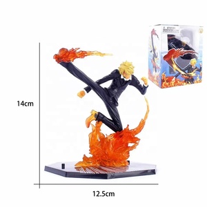 Venta caliente Fire Fist Luffy Ace Demon <span class=keywords><strong>Slash</strong></span> Zoro Demon Wind Leg Sanji PVC Anime Figuras de acción - Product Image 6