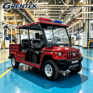 Vehículo de Patrulla Eléctrico de Alta Potencia con 2/4 Asientos, Modificado para Carrito de Golf, Patrulla de Parques para Carreteras No Públicas - Product Image 4