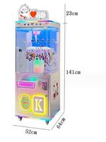 Vente en gros de machine à pince jouets cadeaux vente de magie pour le plaisir jouet en peluche jeu pince machines prix coupe automatique cadeau jeu machine