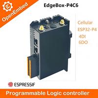 OpenEmbed Edgebox P4C6 PLC Controller Kontrol Industri IoT Modbus TCP RS485 Ethernet Wi-Fi 6 untuk PLC RAM 5 16/32MB