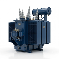 Transformateur immergé SSZ18 à trois bobines 110 kV 35 kV pour l'alimentation des parcs industriels et des usines minières avec changeur de tension sous charge