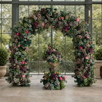 Décorations de table de mariage rustiques et élégantes de style européen, boules de fleurs, fournitures de décoration de mariage