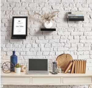 Étagère murale flottante carrée moderne en acier inoxydable avec support d'installation <span class=keywords><strong>invisible</strong></span> pour la décoration du salon - Product Image 2