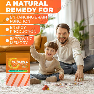 مصاصات فيتامين سي متعددة نباتية من WELLBODY <span class=keywords><strong>OEM</strong></span> لتحسين جهاز المناعة ومضادات الأكسدة، مكمل غذائي بأشكال مخصصة للبالغين والأطفال 2 - Product Image 5