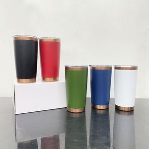 Copper Plated 20oz BPA Free Ceramic-Lined Vacuum Insulated Stainless Steel Travel <b>Mug</b> Magnetic Sliding Lid for Laser Engraving - Product Image 1