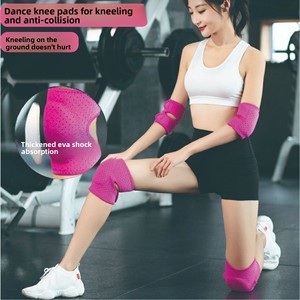 Danskniebeschermers, anti-botsing, voor rolschaatsen, antislip, verdikt, ademend, verstelbaar voor kinderen en volwassenen - Product Image 1