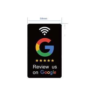 Tarjeta NFC de PVC con Impresión Personalizada, Programable, Cambia la URL en Cualquier Momento, Redes Sociales, Tarjeta NFC de Plástico <span class=keywords><strong>para</strong></span> Reseñas de Google - Product Image 5