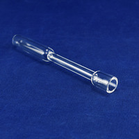 Tube en quartz fondu transparent de haute pureté, résistant à la chaleur, pour équipement semi-conducteur et UV, poli, moulé, soudé, plié, coupé