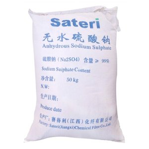 Fornitura del Produttore di Solfato di Sodio Anidro <span class=keywords><strong>SSA</strong></span> 98% Sateri per Sapone/Detergente/Industria Tessile - Product Image 1