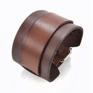 2024 New Design Wholesale Custom Fashion <b>Wide</b> Leather <b>Belt</b> Buckle Bracelet - Product Image 1