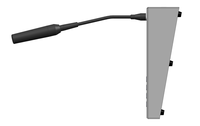 Console de microphone d'urgence robuste pour bureau avec 24 boutons de numérotation rapide pour les annonces d'urgence en direct en salle de contrôle