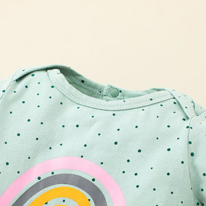 <span class=keywords><strong>Pigiama</strong></span> Footie del bambino della stampa del <span class=keywords><strong>dinosauro</strong></span> dell'arcobaleno della tuta delle ragazze dei ragazzi dei vestiti svegli all'ingrosso del neonato - Product Image 3