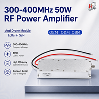 Amplificateur RF GaN personnalisable 50W 300-400MHz, module Lora, module anti-drone RF, VCO intégré