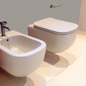 Thêm Rimless Whirl Đỏ bừng trở lại tường nhà vệ sinh Suite giấu Tank vaso CHẬU VỆ SINH đô thị sedile ghế abattant WC - Product Image 5