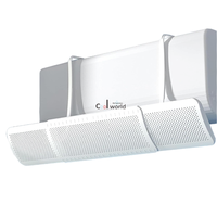 Déflecteur d'air conditionné réglable COOLWORLD, pare-vent pour climatiseur, pare-vent rétractable pour climatiseur