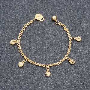 Pulseras de Latón Chapadas en Oro de 24k, Moda 2022, Venta al Por Mayor de Fábrica, Joyería Moderna para Mujer - Product Image 4
