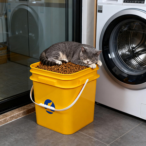 Bán buôn số lượng lớn thực phẩm an toàn cấp thực phẩm xô với nắp làm xáo trộn rõ ràng nhựa thực phẩm xô tùy chỉnh xô kín <span class=keywords><strong>container</strong></span> - Product Image 3