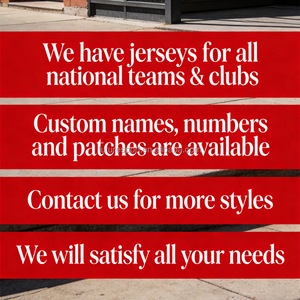 Maglia da <span class=keywords><strong>Calcio</strong></span> Personalizzata da Uomo Stampata All'ingrosso Stagione 26/27 Estiva Traspirante a Maniche Corte per Squadre Nazionali Casa/Trasferta - Product Image 5