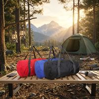 Bolsa de Viaje Plegable de Gran Capacidad, Resistente al Agua, de Nailon, para Deportes al Aire Libre y Fitness