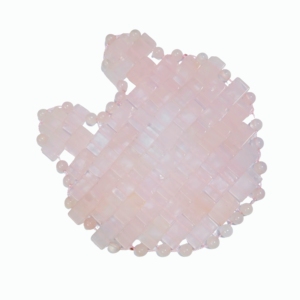 Cute Rose Quartz Bunny Coaster Natural Pink Stone <b>Cup</b> Holder Mat with Animal Shape, Ideal <b>Easter</b> Gift & Home Ornament - Product Image 4
