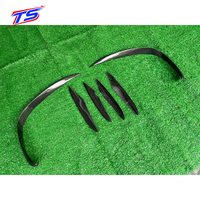 Garniture de conduit d'air avant en fibre de carbone style BB X253 pour Mercedes-Benz GLC X253