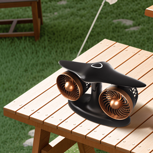 Kipas portabel bentuk pesawat Desktop merek pribadi pendingin udara gaya unik tersedia di pasar pabrik - Product Image 6