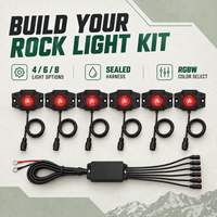 Kits d'éclairage LED RGBW haute puissance HSSH, nouvelle conception, pour véhicules tout-terrain, camions, bateaux, UTV, ATV, éclairage sous châssis