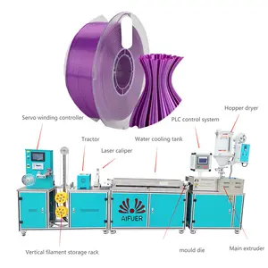 1kg küçük baskı filament malzeme yapma ekstruder makinesi