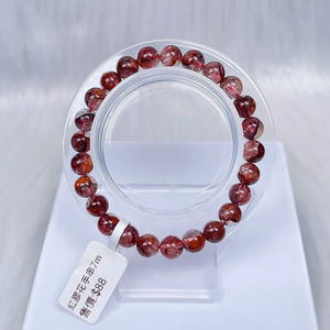 Collar de pulsera de cuentas de piedra Natural redondas lisas de 7m de alta calidad para la fabricación de joyas - Product Image 1