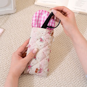 Étui de rangement matelassé en coton pour <span class=keywords><strong>lunettes</strong></span>, pochette de voyage pour <span class=keywords><strong>lunettes</strong></span> de soleil, sacs de protection <span class=keywords><strong>souples</strong></span> pour <span class=keywords><strong>lunettes</strong></span> pour femmes - Product Image 6