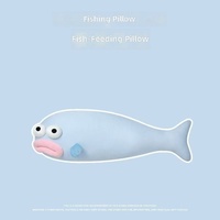 Coussin de repos rafraîchissant en soie glacée Clownfish pour l'été, idéal pour la sieste et le repos sur le ventre, avec support long pour les jambes, coussin de canapé unisexe