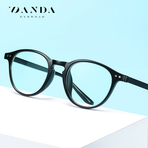 Gafas Danda Eyewear TR90 con Protección Anti Luz Azul, Montura Redonda, Lentes Planas, Unisex, Protección Ocular para Computadora - Product Image 1