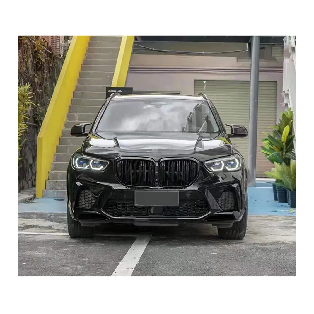 Kit de carrocería de coche, parachoques delantero y trasero completo con rejilla para BMW G05 X5, actualización a XM5, estilo 2019