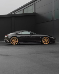 Kit carrosserie en fibre de carbone sèche pour Ferrari Roma : Lame avant, diffuseur, spoiler, jupes latérales, pare-chocs Roma, pièces automobiles Roma - Product Image 3