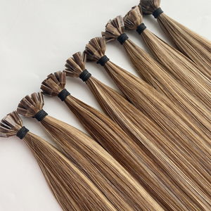 Extensioni per capelli umani vergini a doppia trama con punta in cheratina, mini punta a <span class=keywords><strong>K</strong></span> - Product Image 3