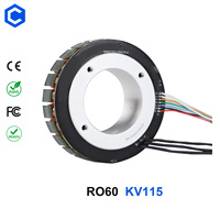 Moteur de joint d'articulation robotique pour bras exosquelette CubeMars RO60 48V KV115 Brushless Frameless Outrunner Torque