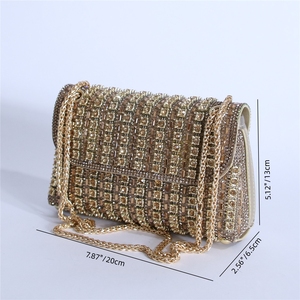 Borsa con Strass alla Moda 2024 di Alta Gamma, Raffinata ed Elegante, Essenziale da <span class=keywords><strong>Sera</strong></span> per Donna - Product Image 4