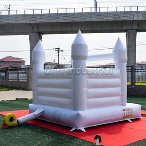 commercial outdoor white bouncy house <b>inflatable</b> <b>bouncer</b> pvc <b>inflatable</b> <b>bouncer</b> for kids adults - Product Image 3
