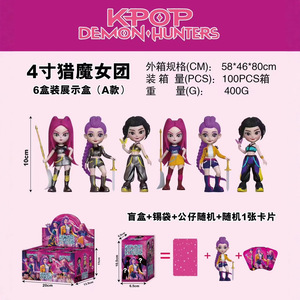 Groupe de <span class=keywords><strong>chasse</strong></span> transfrontalier K-Witch 2-4.5 pouces en plastique Star Q Version Maternité Hand-run Blind Box Game Jeu de marée périphérique - Product Image 4