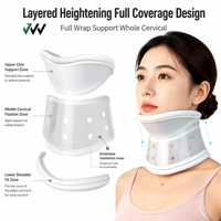 Attelle de cou respirante, utilisation à domicile, soutien du cou, correcteur de posture cervicale, attelle de cou réglable pour adultes