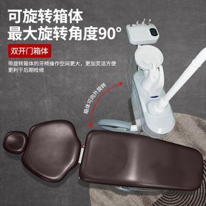 Fauteuil dentaire électrique VY-1000 en plastique blanc avec crachoir en céramique, certifié CE, origine Foshan - Product Image 2