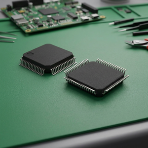 Microcontrôleur 32 bits STM32F412RET6, DSP haute performance, FPU, efficacité dynamique, boîtier LQFP-64, 100 MHz - Product Image 3