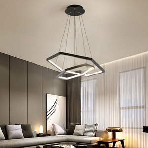 Hexagonal Gold LED Chandelier Geometric Minimalist Design Nordic Luxury Style for <b>Dining</b> Room Grand Apartment Home <b>Light</b> - Product Image 6